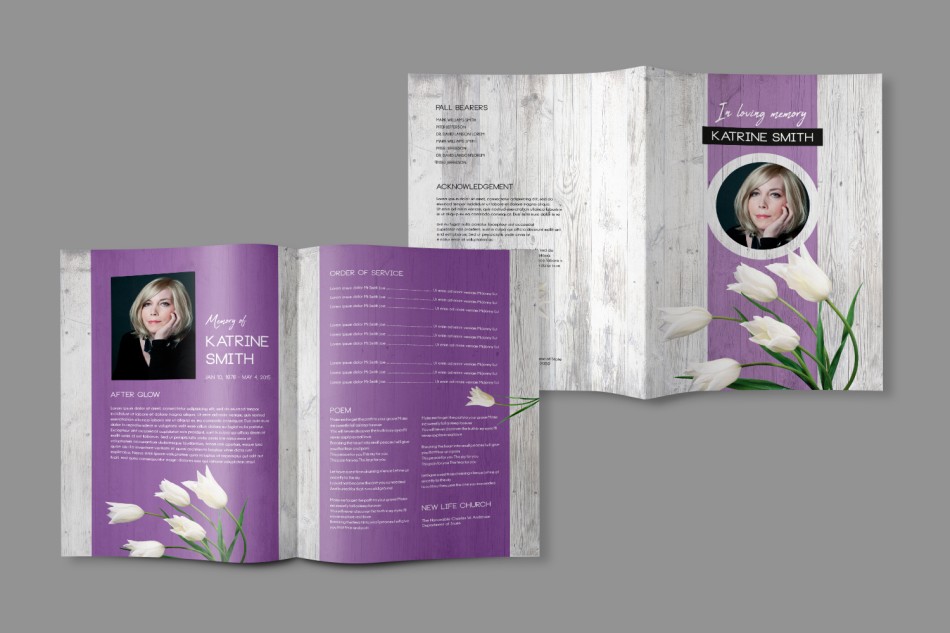 Funeral Free Bi-Fold Brochure PSD Template 15 Funeral Free Bi-Fold Brochure PSD Template 15