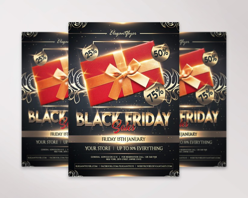 black friday Sale – Premium PSD Flyer Template 040 black friday Sale – Premium PSD Flyer Template 040