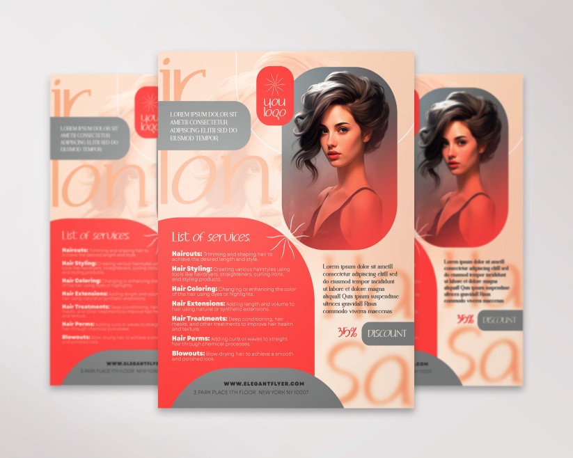 hair salon – Free Flyer PSD Template 12 hair salon – Free Flyer PSD Template 12