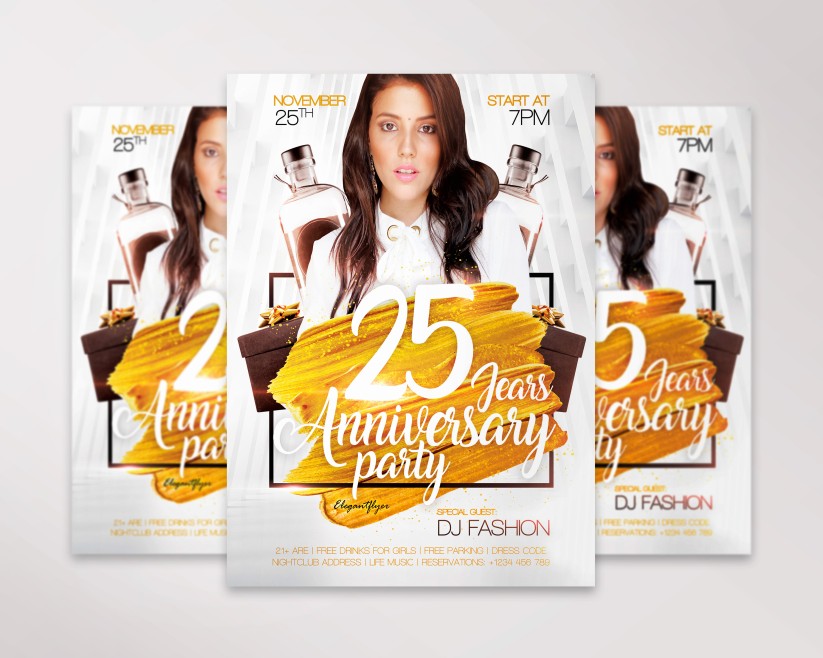 FLYER FOR 25TH ANNIVERSARY PARTY 34 FLYER FOR 25TH ANNIVERSARY PARTY 34