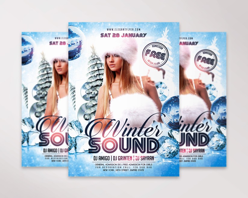7 Winter Mix – Flyer PSD Template 7 Winter Mix – Flyer PSD Template