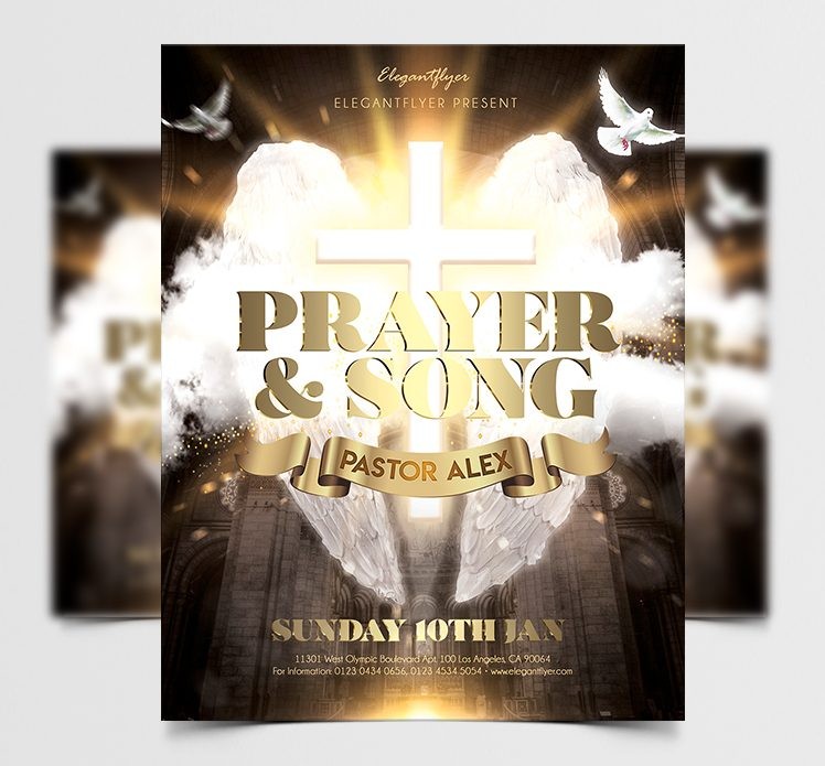 Prayer and Song – Flyer PSD Template + Facebook Cover + Instagram Post Prayer and Song – Flyer PSD Template + Facebook Cover + Instagram Post