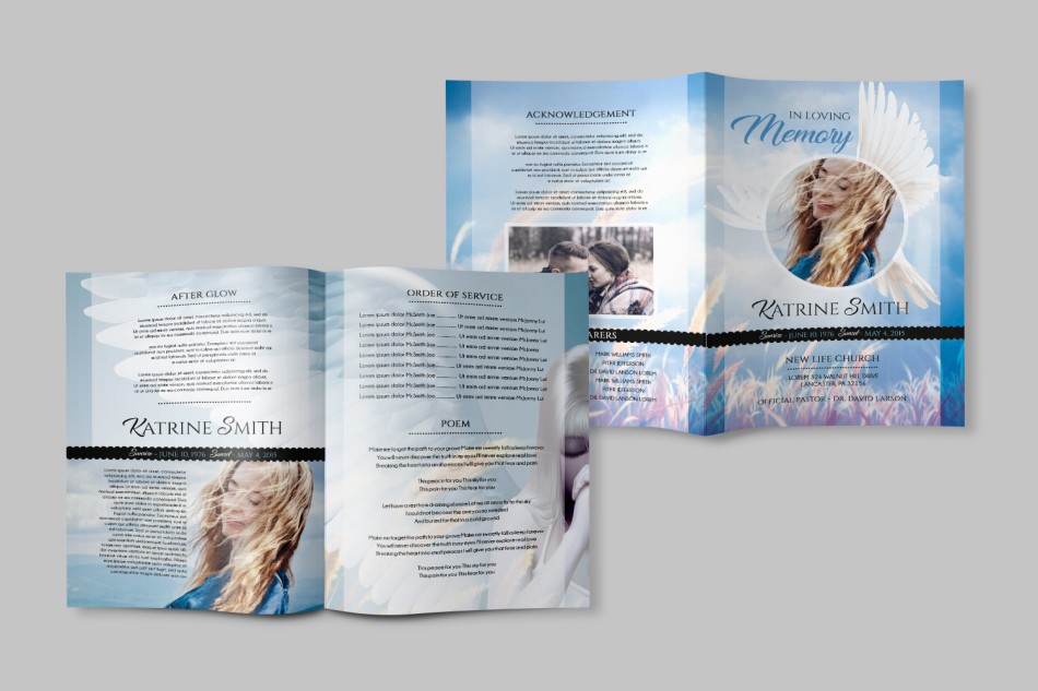 Free Funeral Bi-Fold Brochure 19 Free Funeral Bi-Fold Brochure 19
