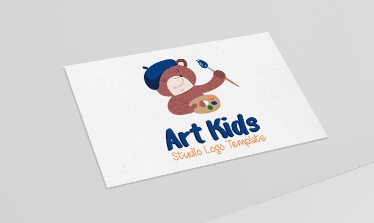 Art Kids Studio Logo Template Art Kids Studio Logo Template