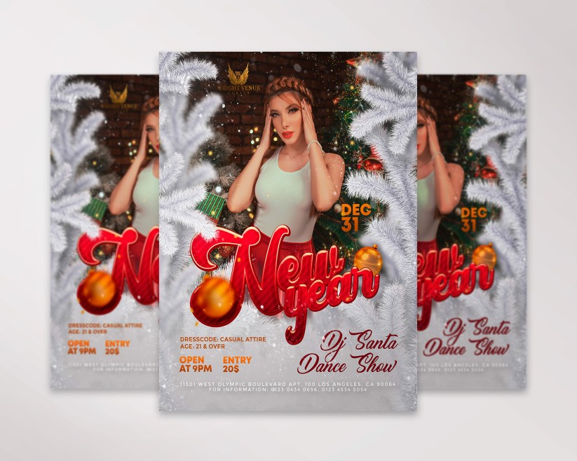 24 New Year – Premium PSD Flyer Template 24 New Year – Premium PSD Flyer Template