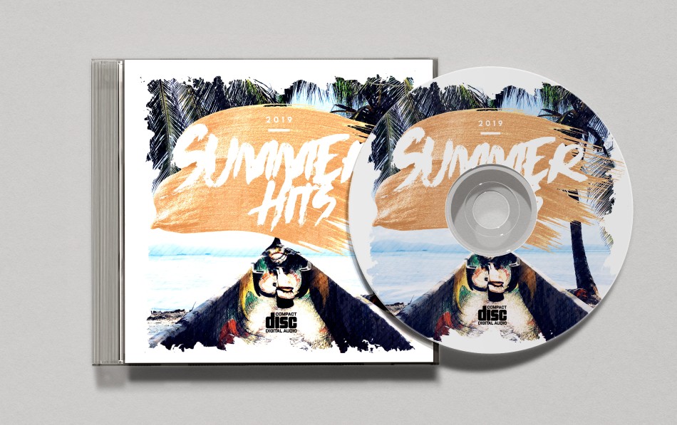 Summer Hits 2019 – Free PSD CD Cover Template Summer Hits 2019 – Free PSD CD Cover Template
