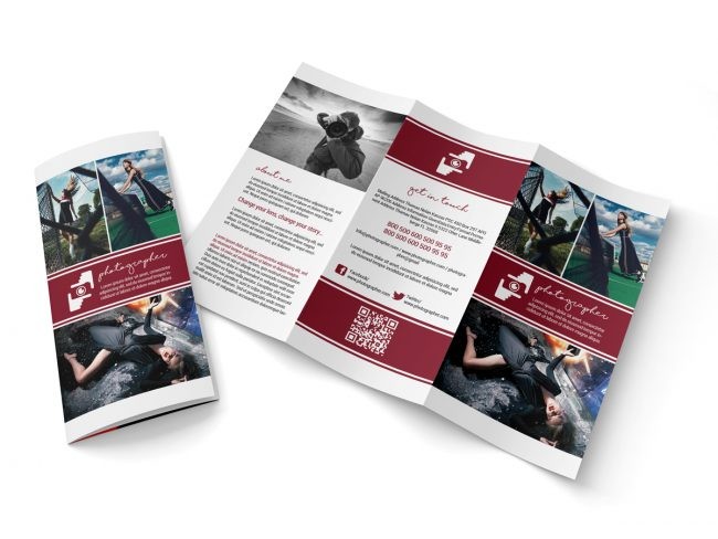Creative Photography Tri-Fold Brochure Template 9 Creative Photography Tri-Fold Brochure Template 9