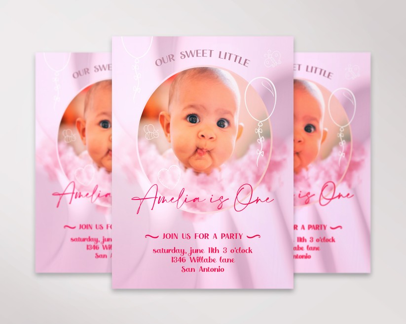 29 PREMIUM BABY BIRTHDAY INVITATION PSD TEMPLATE 29 PREMIUM BABY BIRTHDAY INVITATION PSD TEMPLATE