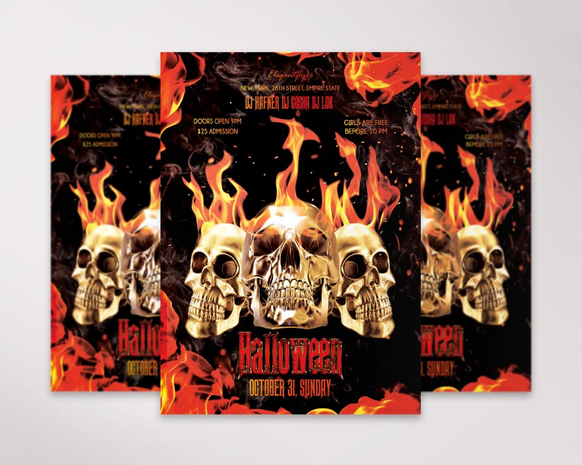 Halloween V02 – Free Flyer PSD Template Halloween V02 – Free Flyer PSD Template