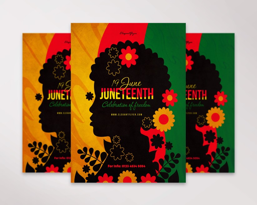 Juneteenth – Free Flyer PSD Template Juneteenth – Free Flyer PSD Template