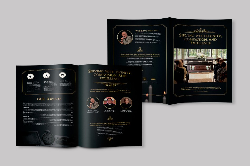 Ritual Agency Free Bi-Fold Brochure PSD Template Ritual Agency Free Bi-Fold Brochure PSD Template