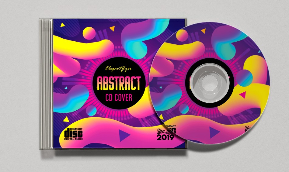Abstract – Free CD Cover PSD Template Abstract – Free CD Cover PSD Template