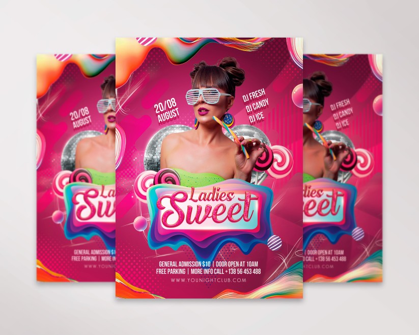 Sweet Ladie’s Night – Premium PSD Flyer Template Sweet Ladie’s Night – Premium PSD Flyer Template