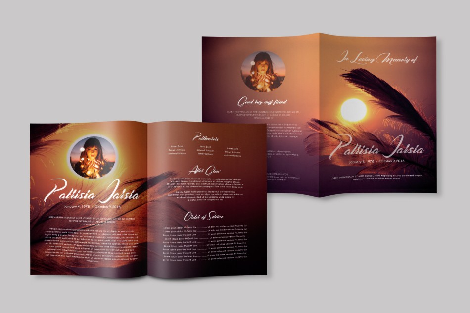 Memorial Templates Funeral Programs Free 16 Memorial Templates Funeral Programs Free 16