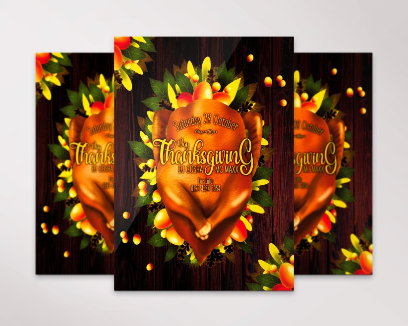 14 Thanksgiving – Premium PSD Flyer Template 14 Thanksgiving – Premium PSD Flyer Template