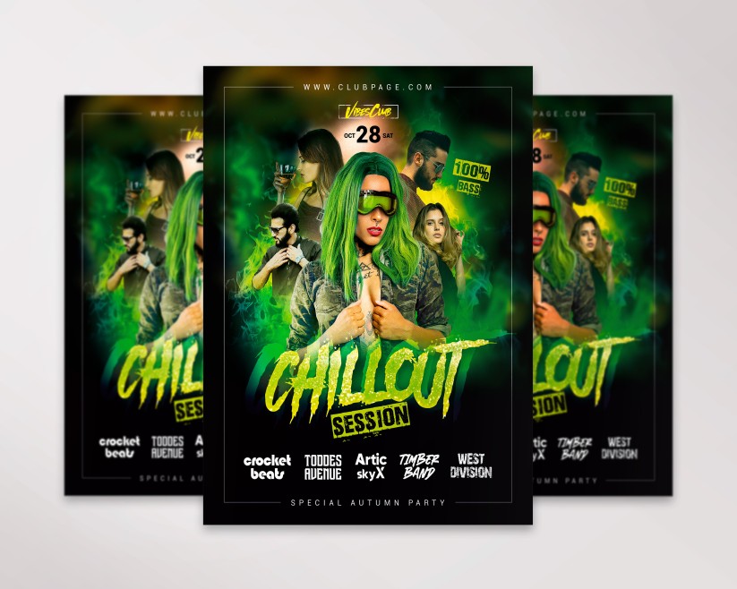 Chillout – Premium PSD Flyer Template Chillout – Premium PSD Flyer Template