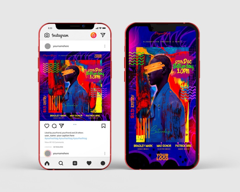 Urban Saturday – Free Instagram Stories Template in PSD + Post Template Urban Saturday – Free Instagram Stories Template in PSD + Post Template