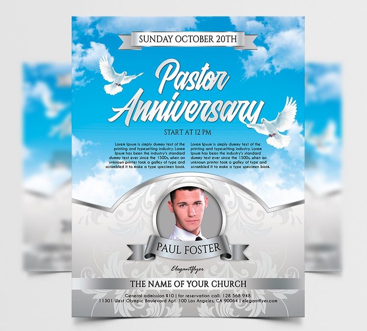 Pastor Anniversary – Flyer PSD Template + Instagram template Pastor Anniversary – Flyer PSD Template + Instagram template