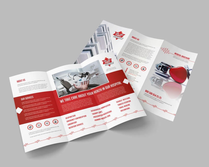 Medical – Premium Tri-Fold PSD Brochure Template Medical – Premium Tri-Fold PSD Brochure Template
