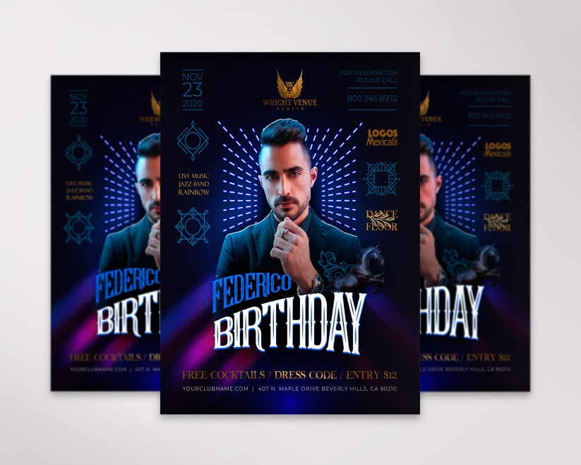 6 BIRTHDAY - FREE FLYER PSD TEMPLATE 6 BIRTHDAY - FREE FLYER PSD TEMPLATE