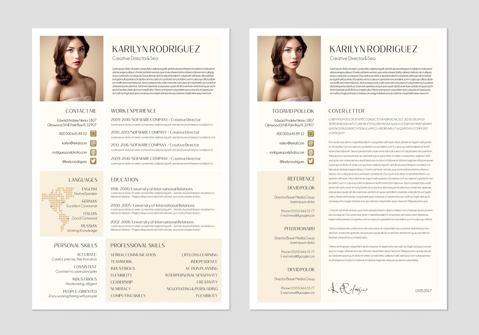 Great Premium Resume Template CV and Cover 13 Great Premium Resume Template CV and Cover 13