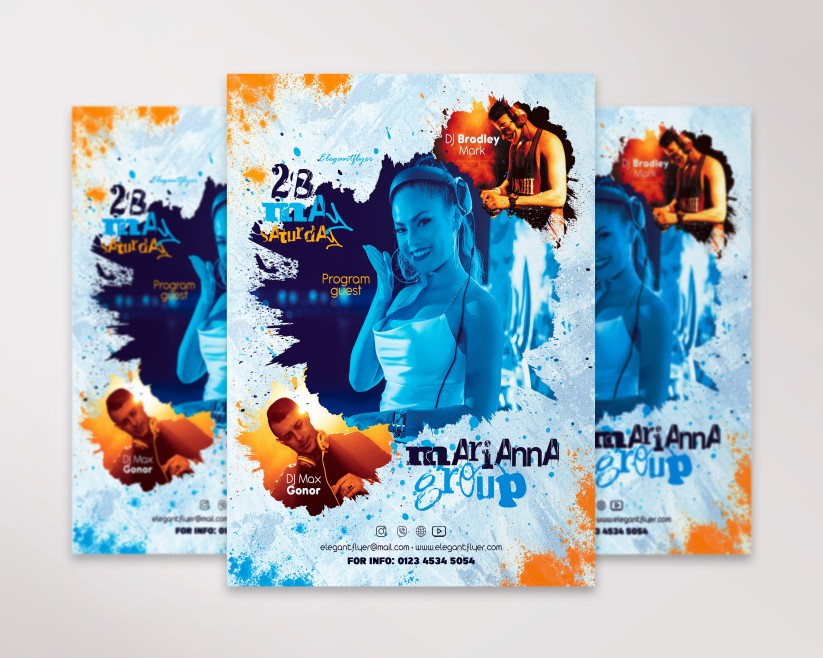 DJ - FREE FLYER PSD TEMPLATE DJ - FREE FLYER PSD TEMPLATE