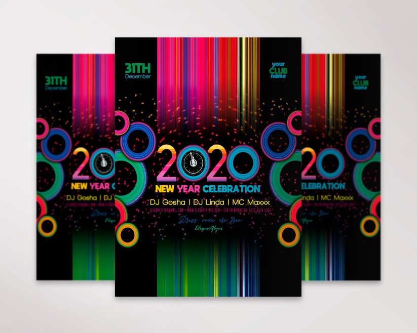 36 New Year Celebration – Free PSD Flyer Template 36 New Year Celebration – Free PSD Flyer Template