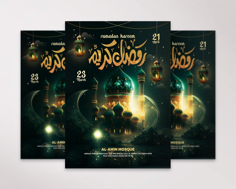 dark ramadan flyer dark ramadan flyer