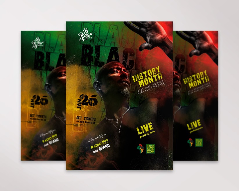 Black History Month – Flyer PSD Template Black History Month – Flyer PSD Template