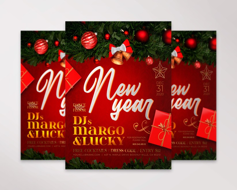 26 New Year 2020 – Premium PSD Flyer Template 26 New Year 2020 – Premium PSD Flyer Template