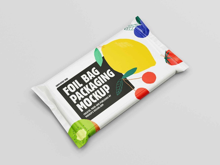 Free Food Pouch Mockup Free Food Pouch Mockup