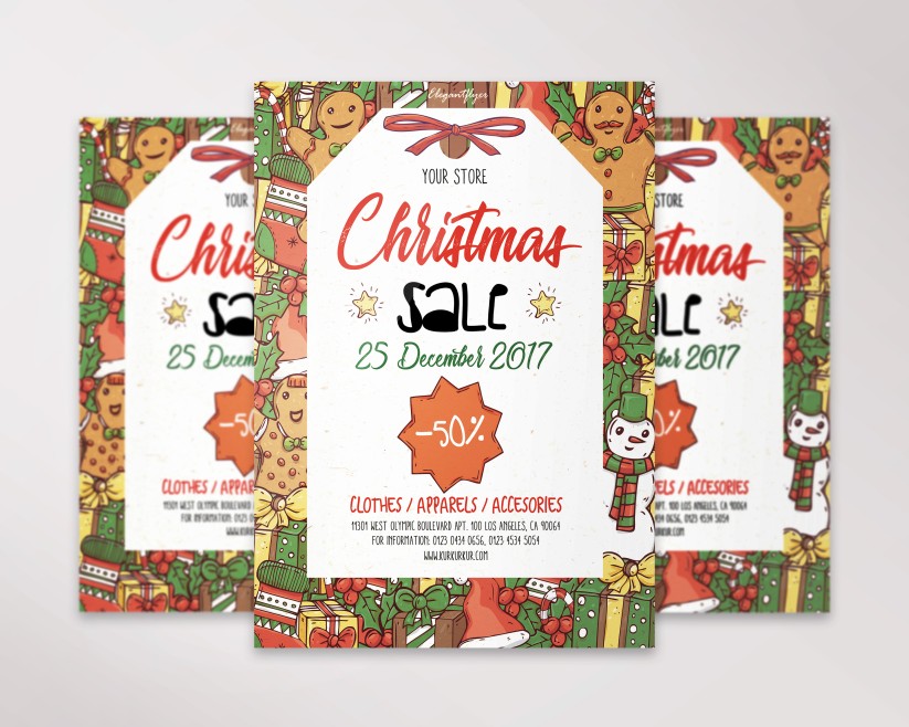 Christmas Sale Free Flyer 011 Christmas Sale Free Flyer 011