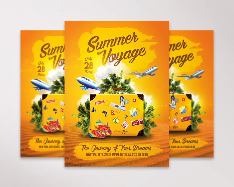 Voyage – Flyer PSD Template Voyage – Flyer PSD Template