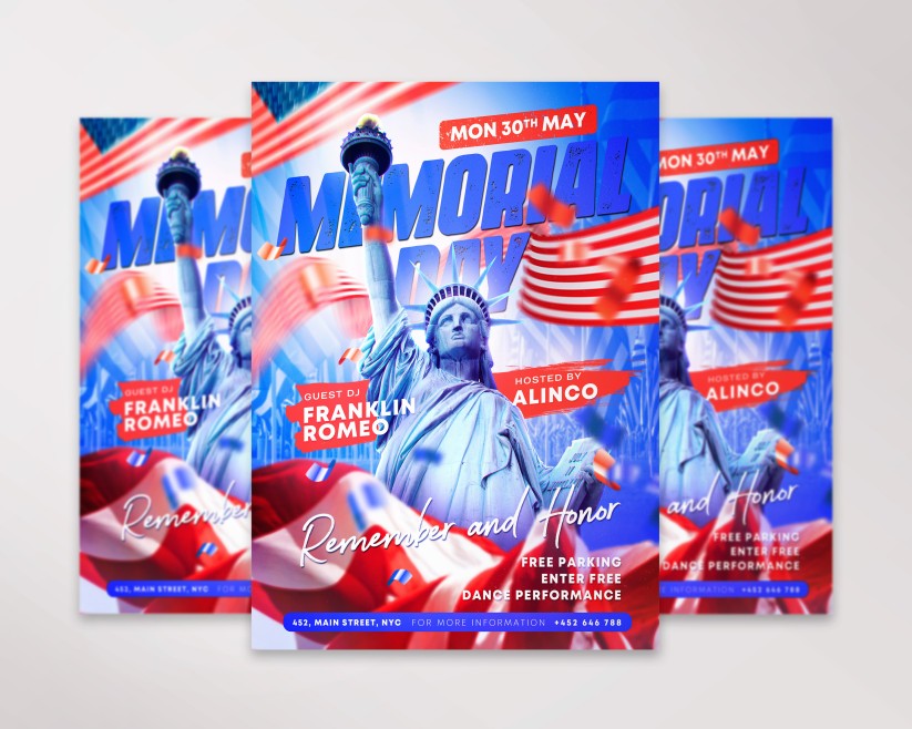 Memorial Day – Flyer PSD Template Memorial Day – Flyer PSD Template