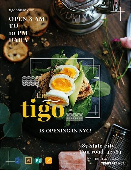 Free Restaurant Flyer Template Free Restaurant Flyer Template