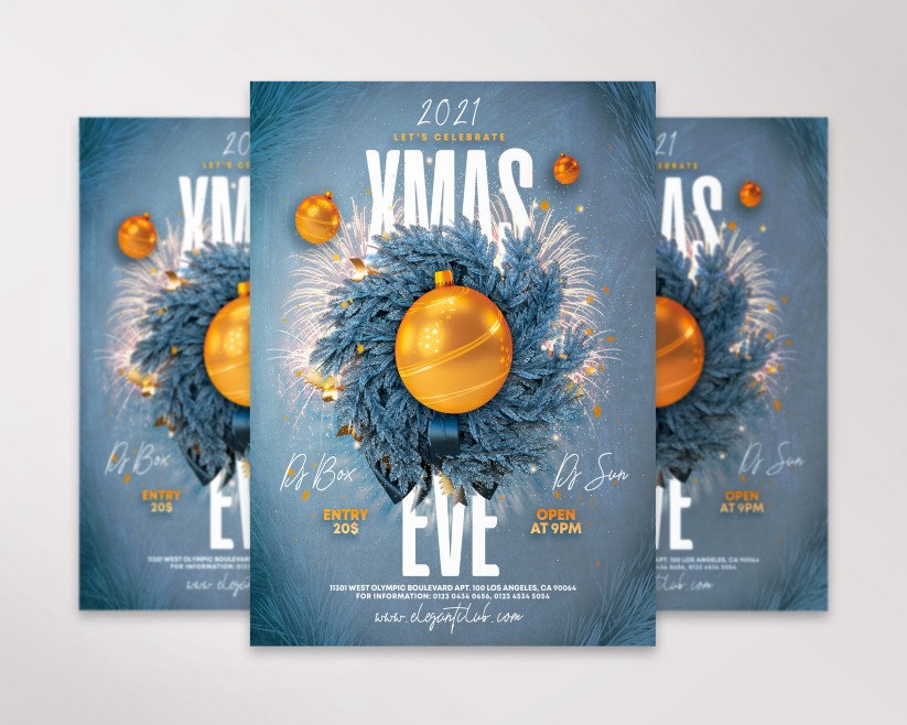 35 Xmas Eve – Premium PSD Flyer Template 35 Xmas Eve – Premium PSD Flyer Template