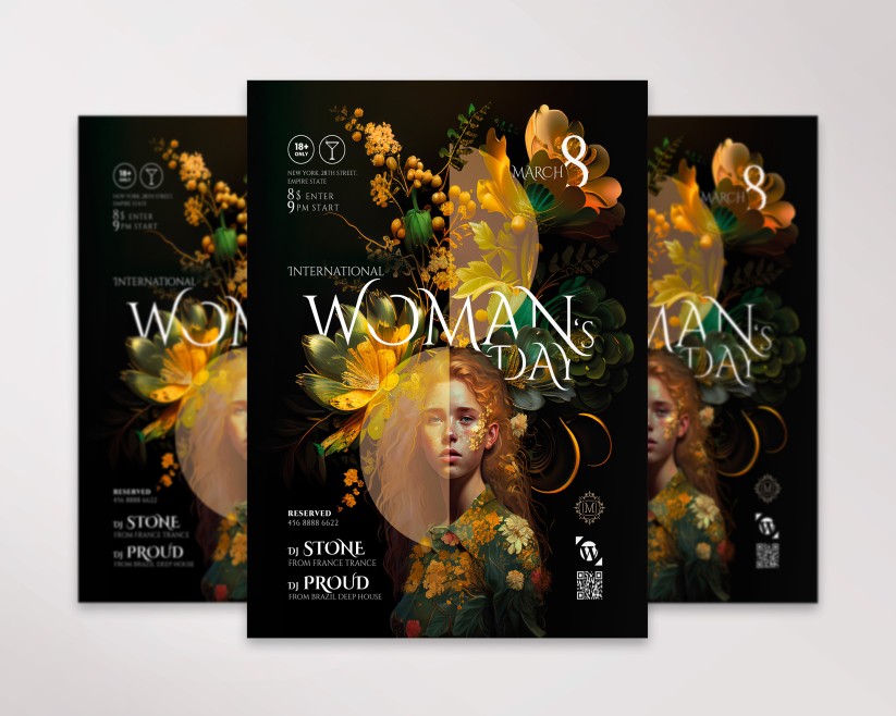 INTERNATIONAL WOMAN'S DAY - FREE FLYER PSD TEMPLATE INTERNATIONAL WOMAN'S DAY - FREE FLYER PSD TEMPLATE