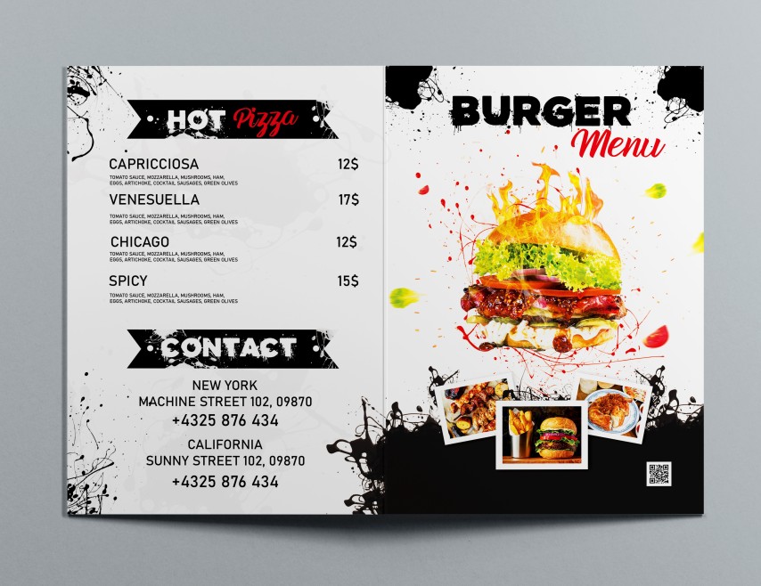 RESTAURANT MENU – FREE PSD BI-FOLD BROCHURE TEMPLATE RESTAURANT MENU – FREE PSD BI-FOLD BROCHURE TEMPLATE