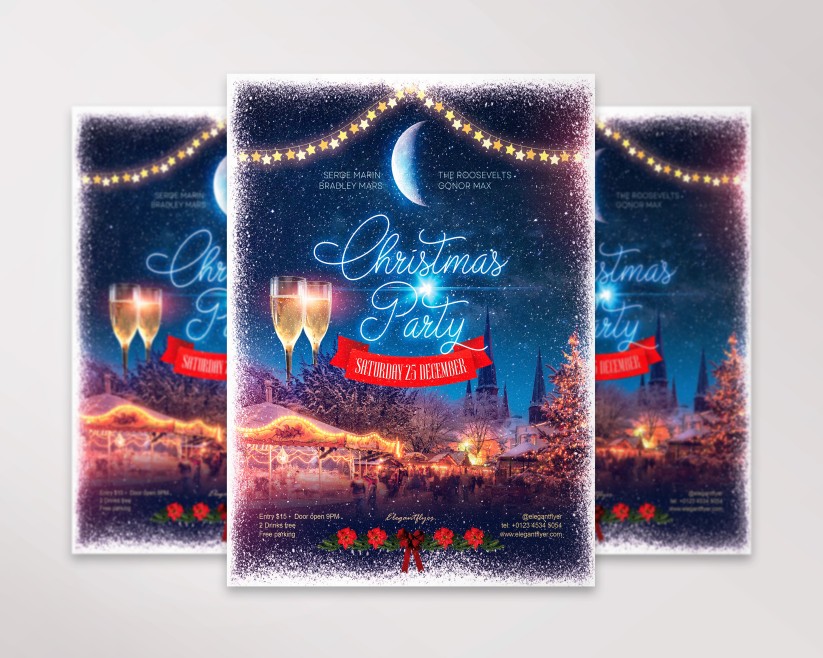 Christmas Party - Premium PSD Flyer Template 038 Christmas Party - Premium PSD Flyer Template 038