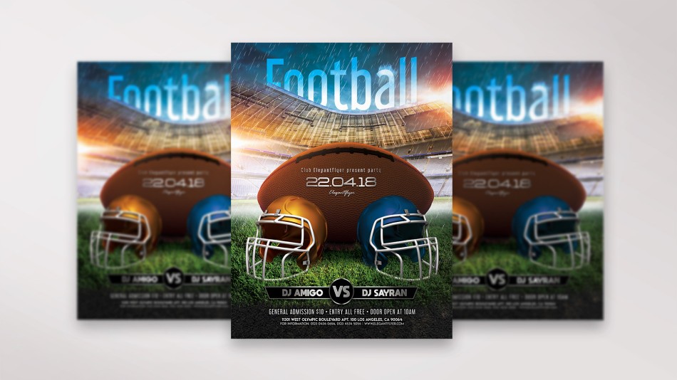 Football Match Flyer PSD Template Facebook Cover Football Match Flyer PSD Template Facebook Cover