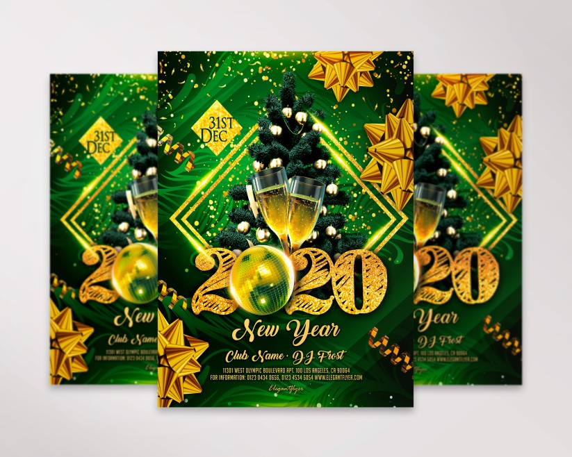 37 New Year 2020 – Premium PSD Flyer Template 37 New Year 2020 – Premium PSD Flyer Template