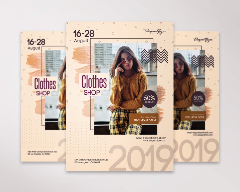 Clothes Shop – PSD Flyer Template 044 Clothes Shop – PSD Flyer Template 044
