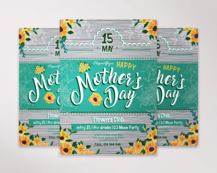 7 Mother’s Day – Free Flyer PSD Template 7 Mother’s Day – Free Flyer PSD Template