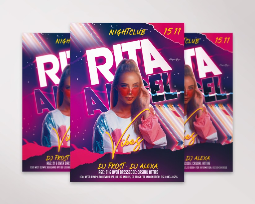 4 CLUB PARTY - FREE FLYER PSD TEMPLATE 4 CLUB PARTY - FREE FLYER PSD TEMPLATE