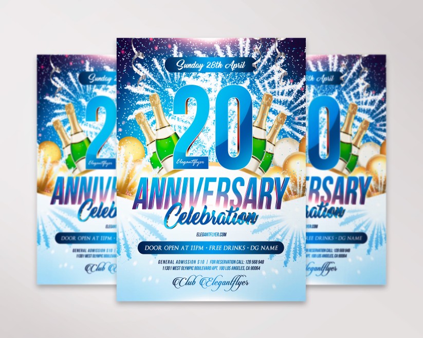 ANNIVERSARY – FREE FLYER PSD TEMPLATE 07 ANNIVERSARY – FREE FLYER PSD TEMPLATE 07