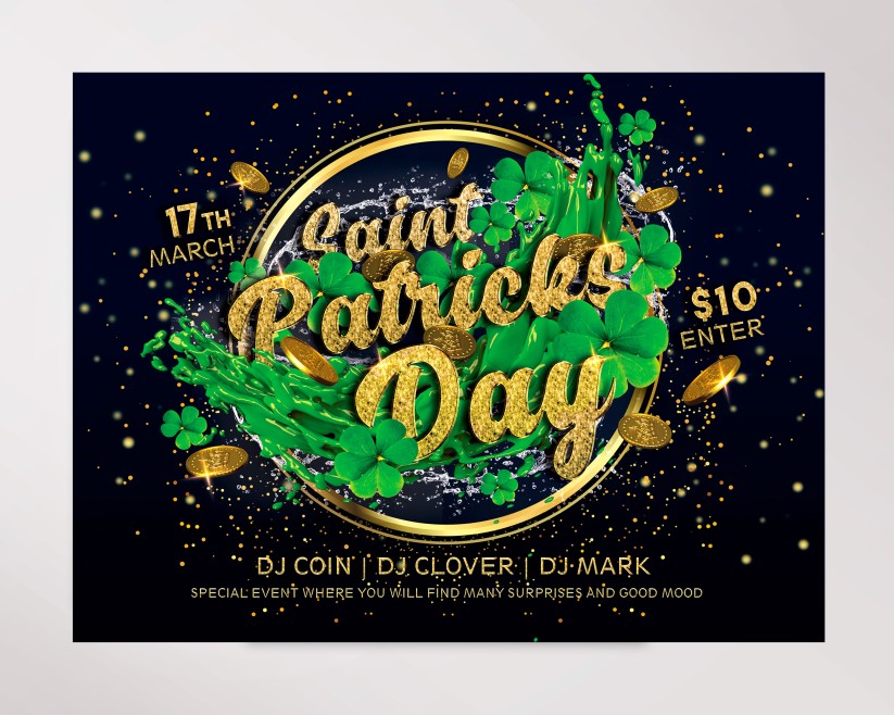 Saint Patricks Day Premium PSD Flyer Template 10 Saint Patricks Day Premium PSD Flyer Template 10