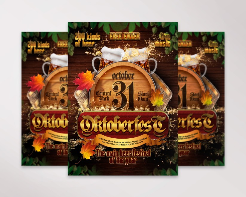 20 Oktoberfest – Flyer PSD Template 20 Oktoberfest – Flyer PSD Template