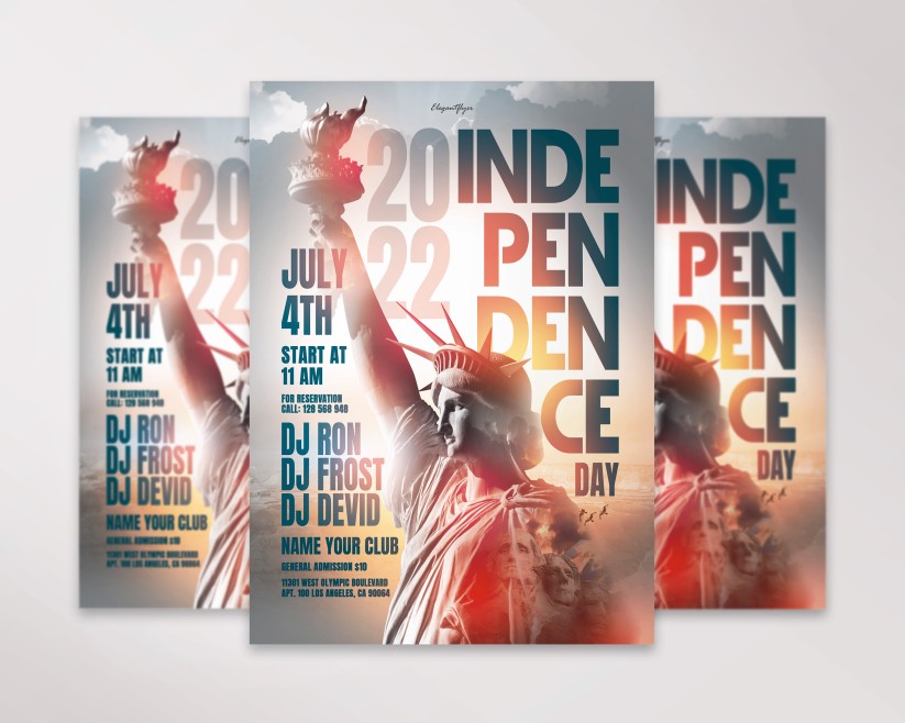 Independence Day – Flyer PSD Template Independence Day – Flyer PSD Template