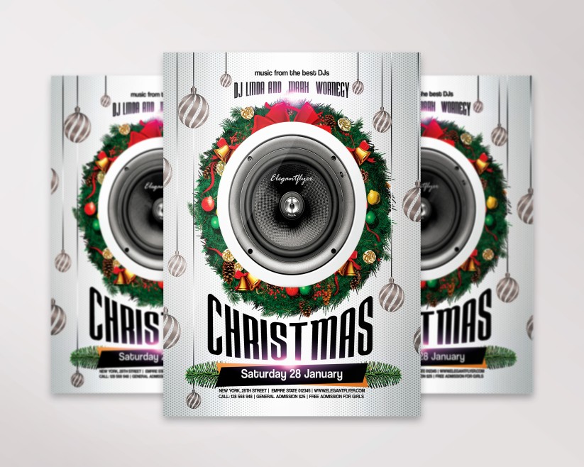 Speaker Christmas Party Template 021 Speaker Christmas Party Template 021