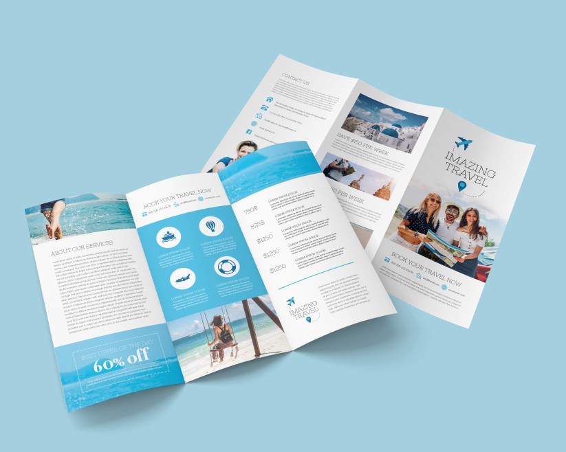 Free Vacation & Travel Brochure Templates in PSD and Premium Version ...